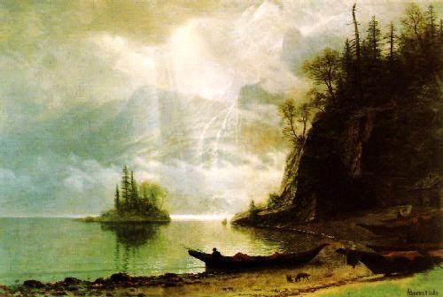 Albert Bierstadt The Island Germany oil painting art